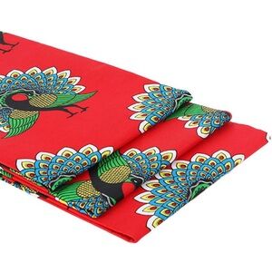 African Ankara fabric Colorful Peacock Pattern Fabric( New)